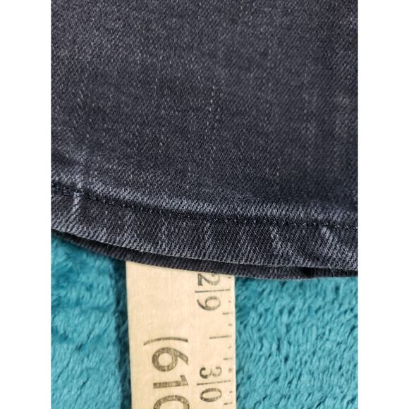 Levis 535 Jeans Size 29 Womens Black Denim Ladies Pants Mid Rise Skinny - Picture 9 of 15